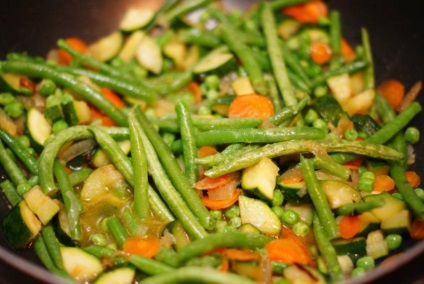 Legume, prăjit într-o tigaie - pas cu pas reteta cu fotografii pe (gătit) Legume, prăjit într-o tigaie - pas cu pas reteta cu fotografii de pe
