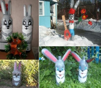 Artizanat pentru gradina din sticle de plastic Foto (plastic) Artizanat pentru gradina din sticle de plastic Foto