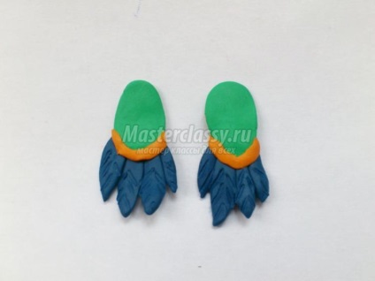 Crafts de plastilină (modelare lut Parrot Kesha) Crafts din lut