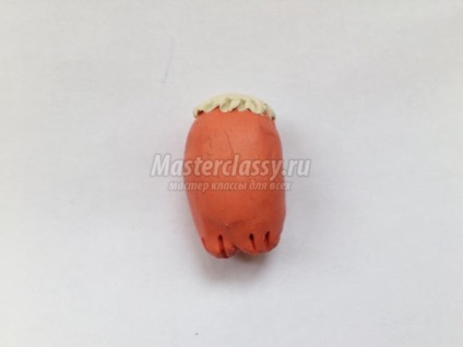 Crafts din lut (papagal cache plastilină) Crafts din lut