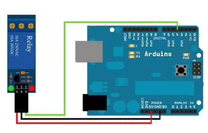 Conexiune Modul releu pentru Arduino - Toltec, plus - centru de formare în itamak