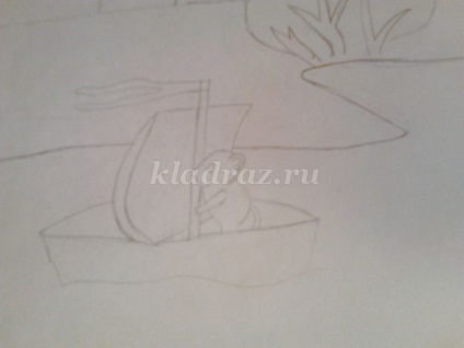 Desen pentru elevii mai mici pe pas cu pas povestea cu fotografii Bianchi (clase) Desen pentru elevii mai mici pe povestea Bianchi etape cu fotografii