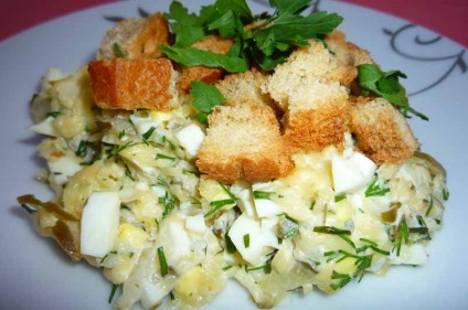 Salata cu muraturi (salata cu ouă și brânză) Salata cu muraturi