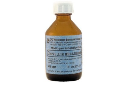 Amestecul de aplicare proprietăți de inhalare isposob (respirator superior și inferior) Amestec pentru proprietăți de aplicare inhalare isposob