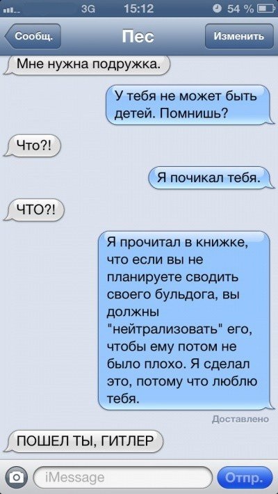 Sms-corespondență cu câinele (47 poze) (de ce) Sms-corespondență cu câinele (47 poze)