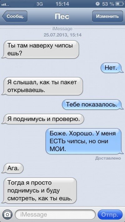 Sms-corespondență cu câini (47 fotografii) (ar putea) Sms-corespondență cu câinele (47 poze)