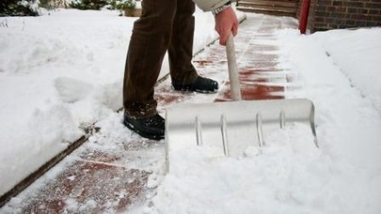 Snowblower lopata de lemn propriile lor mâini