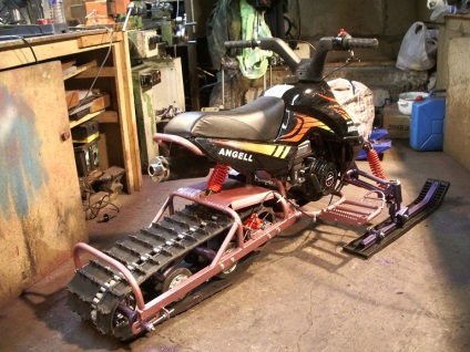 Snowmobile scuter (scuter) Snowmobilul de la scuter