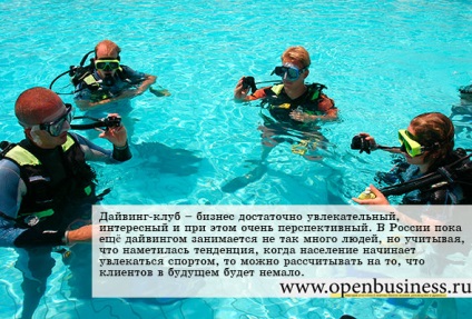 Activitatea sa ca club de scufundări deschis (deschis) Activitatea sa ca club de scufundări deschis