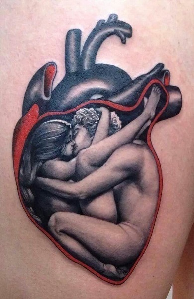 tatuaj Heart - ceea ce înseamnă schițe tatuaj și fotografii