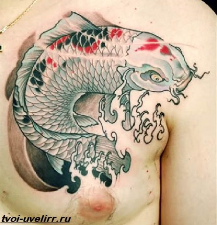 Tatuaj koi crap