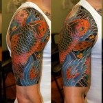 koi japoneză crap tatuaj sensul fotografii și schițe (tatuaj) Japoneză koi crap tatuaj sensul fotografii și schițe