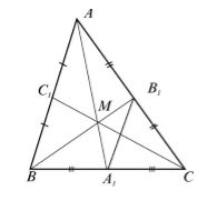 Linia mediană a triunghiului