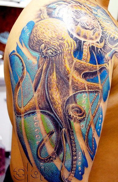 Octopus Tattoo - design valoare tatuaj și fotografii