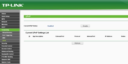 UPnP (Universal Plug and Play) de pe router TP-LINK, fă-te