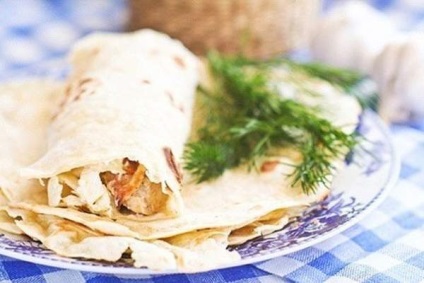 15 rețete de la rețete simple, lipie (pita) 15 Rețete Lavaș rețete simple,