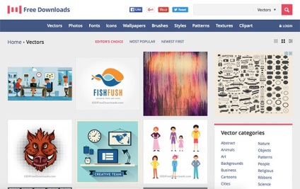 50 site-uri cu grafică vectorială gratuit (design) 50 site-uri cu grafică vectorială gratuit