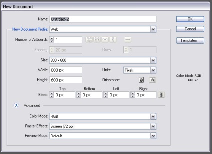 Adobe Illustrator ( «dreptunghiulara Grilă dreptunghiular) Adobe Illustrator