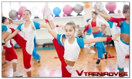 Aerobic pentru copii - clipuri video de pregătire la domiciliu (aerobic pentru copii) Aerobic pentru copii - formare video la domiciliu
