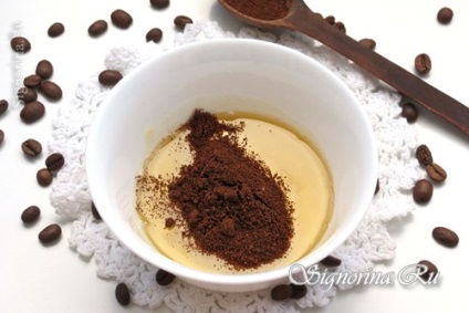 Celulita cafea și exfolieri miere la domiciliu (exfoliant) Celulita cafea și miere exfolieri la domiciliu
