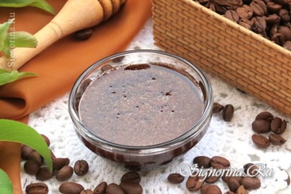 Celulita cafea și exfolieri miere la domiciliu (exfoliant) Celulita cafea și miere exfolieri la domiciliu