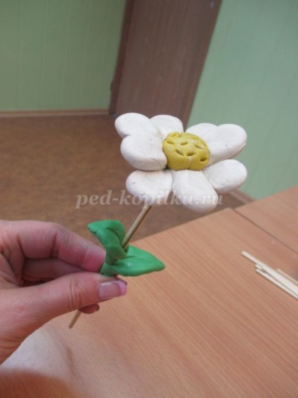 Un buchet de flori din lut cu mâinile lor pentru copii de 5-6 ani (buchet) Un buchet de flori din lut cu mâinile lor pentru copii de 5-6 ani