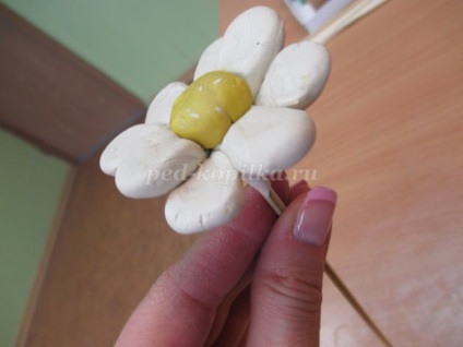 Un buchet de flori din lut cu mâinile lor pentru copii de 5-6 ani (plastilina) Un buchet de flori din lut cu mâinile lor pentru copii de 5-6 ani