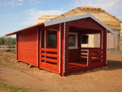 Cabina de proces jurnal de baie în afara instructiune de procesare video cu mâinile lor, cum să picteze, imagine (cadru) Cabina de proces jurnal de baie în afara instructiune de procesare video cu mâinile lor, cum să picteze, foto
