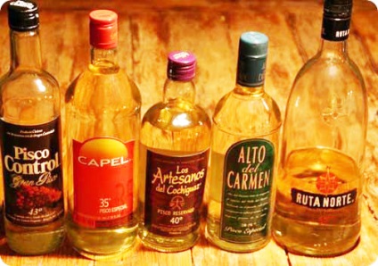 Ce este Pisco (sunt folosite soiuri de producție Pisco) Ce este Pisco