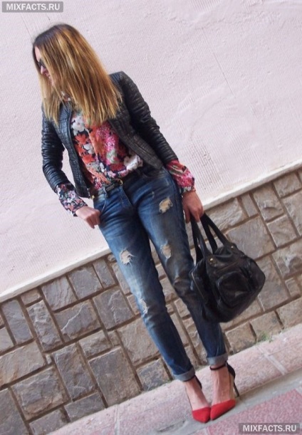 Îmbrăcăminte florale de imprimare cu care să combine (foto) (model floral) îmbrăcăminte de imprimare Floral cu care să combine (foto)