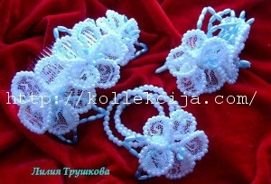 dantelă floare cu mâinile lor (dantelă) dantelă flori cu mâinile lor