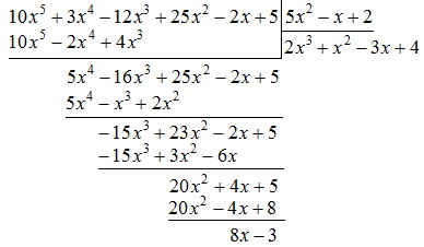 Polinomial diviziune lung (zona) (polinoame diviziune într-o coloană) Polinomial diviziune lung (zona)