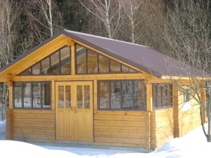 Case din lemn din polubrusa (lemn) Case din lemn din polubrusa