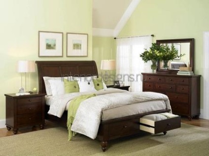 Design dormitor cu mobilier de culoare închisă - un joc de contraste și stiluri (proiectare) Design dormitor cu mobilier de culoare închisă - un joc de contraste și stiluri
