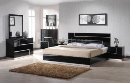 Design dormitor cu mobilier de culoare închisă - un joc de contraste și stiluri (proiectare) Design dormitor cu mobilier de culoare închisă - un joc de contraste și stiluri