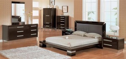 Design dormitor cu mobilier de culoare închisă - un joc de contraste și stiluri (proiectare) Design dormitor cu mobilier de culoare închisă - un joc de contraste și stiluri