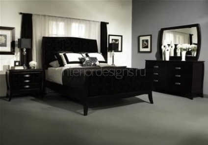 Design dormitor cu mobilier de culoare închisă - un joc de contraste și stiluri (mobilier) Design dormitor cu mobilier de culoare închisă - un joc de contraste și stiluri
