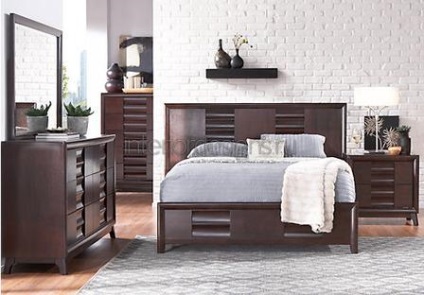 Design dormitor cu mobilier de culoare închisă - un joc de contraste și stiluri (dormitoare) Design dormitor cu mobilier de culoare închisă - un joc de contraste și stiluri