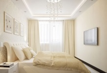 Design dormitor în bej ton de culoare fotografie de bej-maro, interior fildeș, luminos (foto) Design dormitor în bej ton de culoare fotografie de bej-maro, interior fildeș, luminos