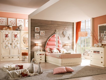 Design dormitor în bej ton de culoare fotografie de bej-maro, interior fildeș, luminos (proiectare) Design dormitor în bej ton de culoare fotografie de bej-maro, interior fildeș, luminos