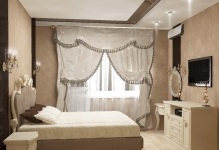 Design dormitor în bej ton de culoare fotografie de bej-maro, interior fildeș, luminos (ton) Design dormitor în bej ton de culoare fotografie de bej-maro, interior fildeș, luminos