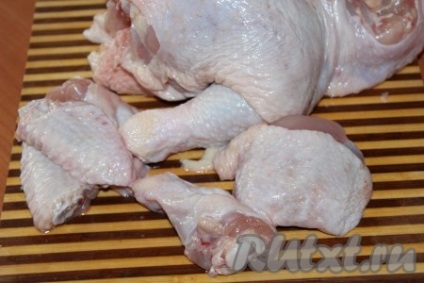 Acasă pui conserve de carne în cuptor - o rețetă cu fotografie (casa tocană de pui) Acasă pui conserve de carne în cuptor - reteta cu o fotografie