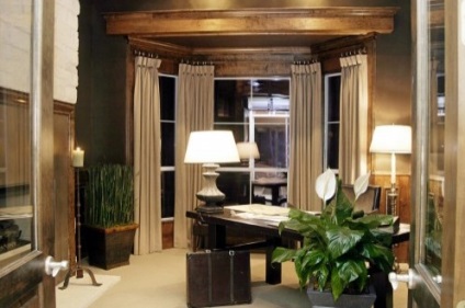 opțiuni Erker design interior, cu o fereastră de dafin (interior) opțiuni Erker design interior, cu o fereastră de dafin
