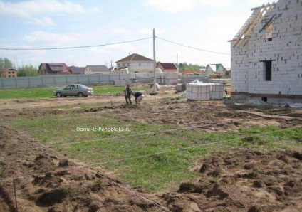 Etapele construirii unei case de blocuri de spumă (etapele de construcție) Etapele de construcție a casei de blocuri de spumă