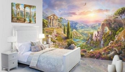 imprimare foto pe tapet în interior (foto) (idee) imprimare foto pe tapet în interior (foto)