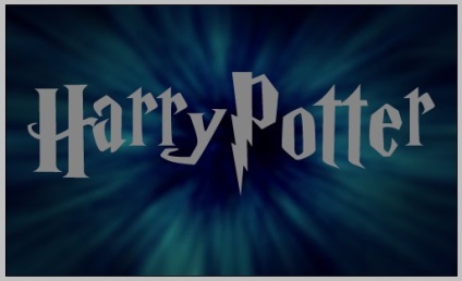Photoshop logo-ul Harry Potter (metoda secțiunea interval) Photoshop logo-ul Harry Potter