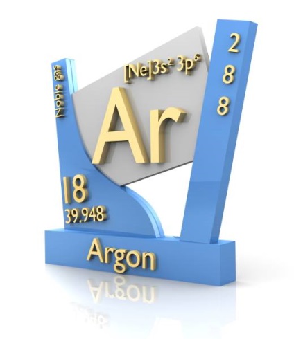 Argon gaz - chimice și domeniul de aplicare (gaz argon) Proprietățile chimice și Domeniu de aplicare - Argon gaz