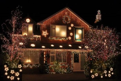 Decorare grădină idei și complot pentru noul an (cabane) Decorarea gradina idei și complot pentru noul an