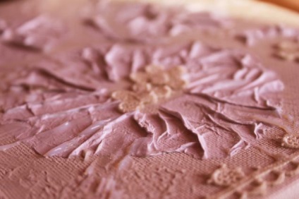 Utilizarea de hârtie și textura gel (pasta) in decorarea interior - echitabil (perie) Utilizarea hârtiei și textura gelului (pasta) în elementele de decorațiuni interioare - Fair