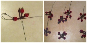copaci Beaded în ateliere de formare (foto și video) (fir de culoare maro) copaci Beaded în ateliere de formare (fotografii și video)
